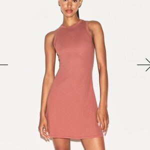 SKIMS Cotton Rib Tank Dress
